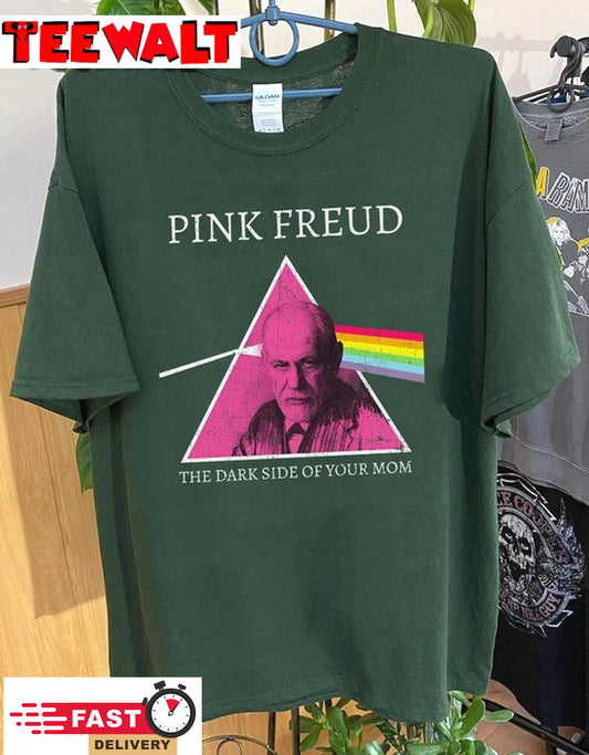 Vintage Pink Freud Dark Side of Your Mom shirt, Awesome For Music Fan