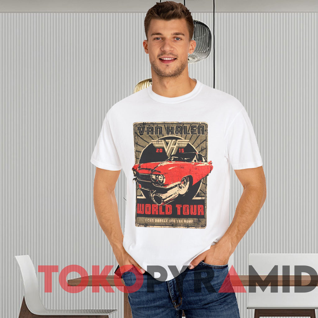 2015 Van Halen World Tour I Can Barely See The Road T-shirt