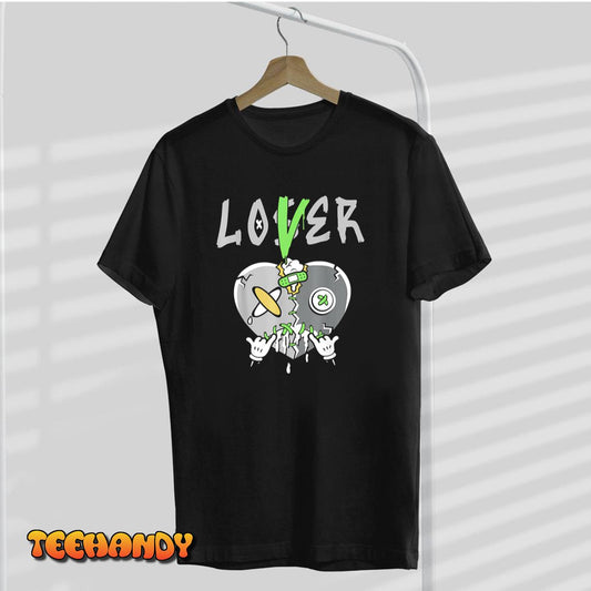 5 Retro Green Bean Loser Lover Heart Shoes 5s Green Bean T-Shirt