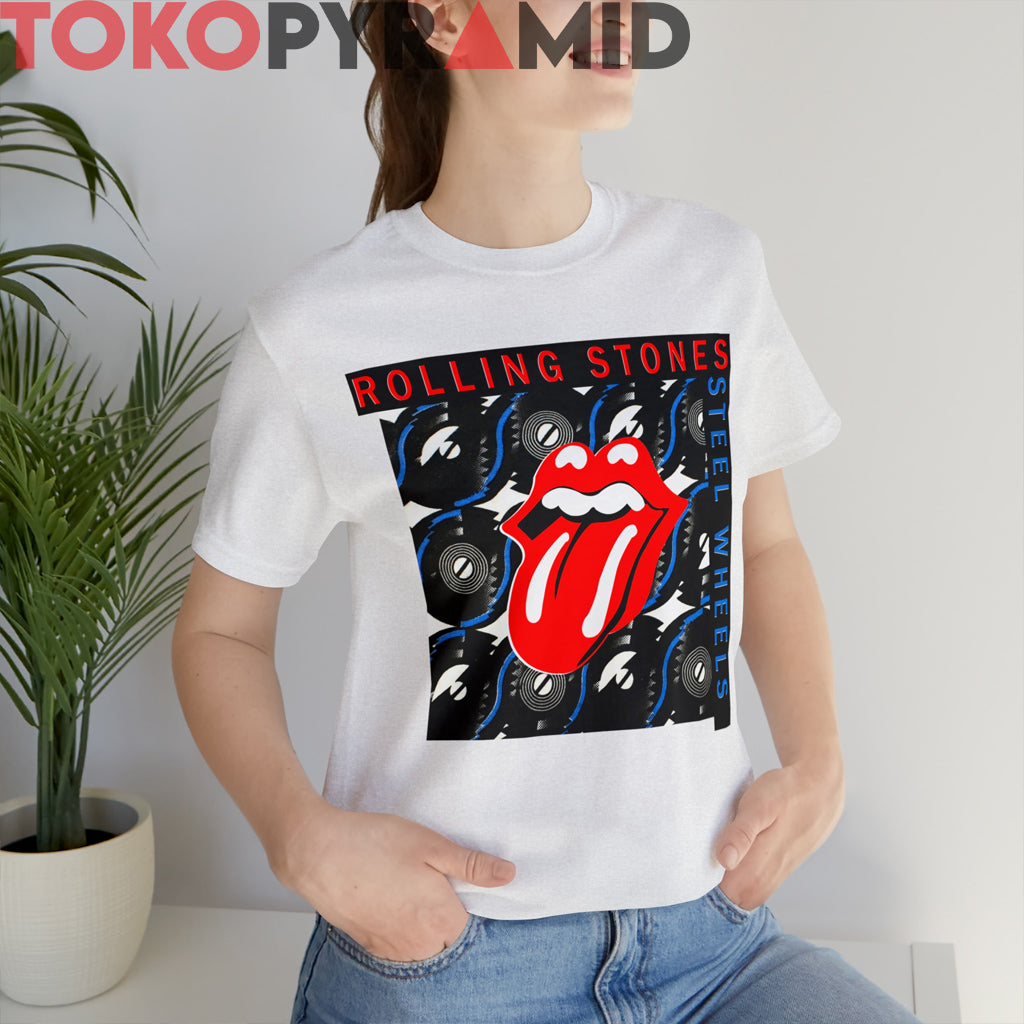 80s Vintage Rolling Stones Steel Wheels Tour 1989 Unique T-shirt