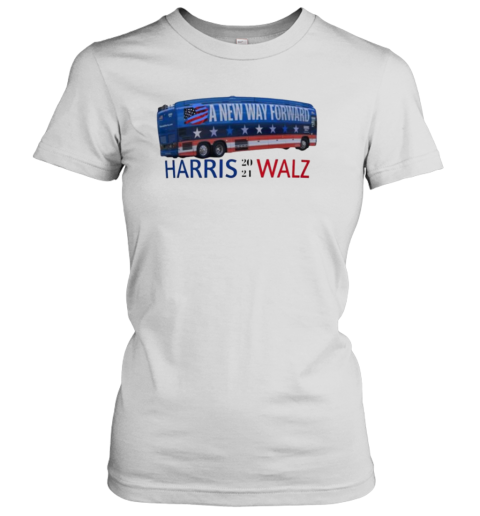 A New Way Forward Bus Kamala Harris Tim Walz 2024 Election T-Shirt