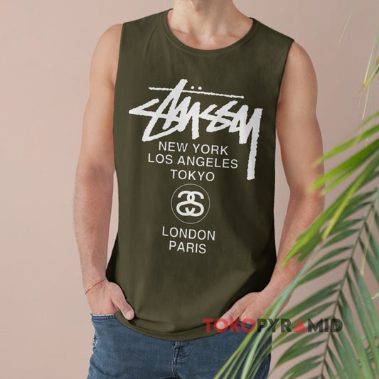 Vintage Stussy Big Logo World Tour Shirt