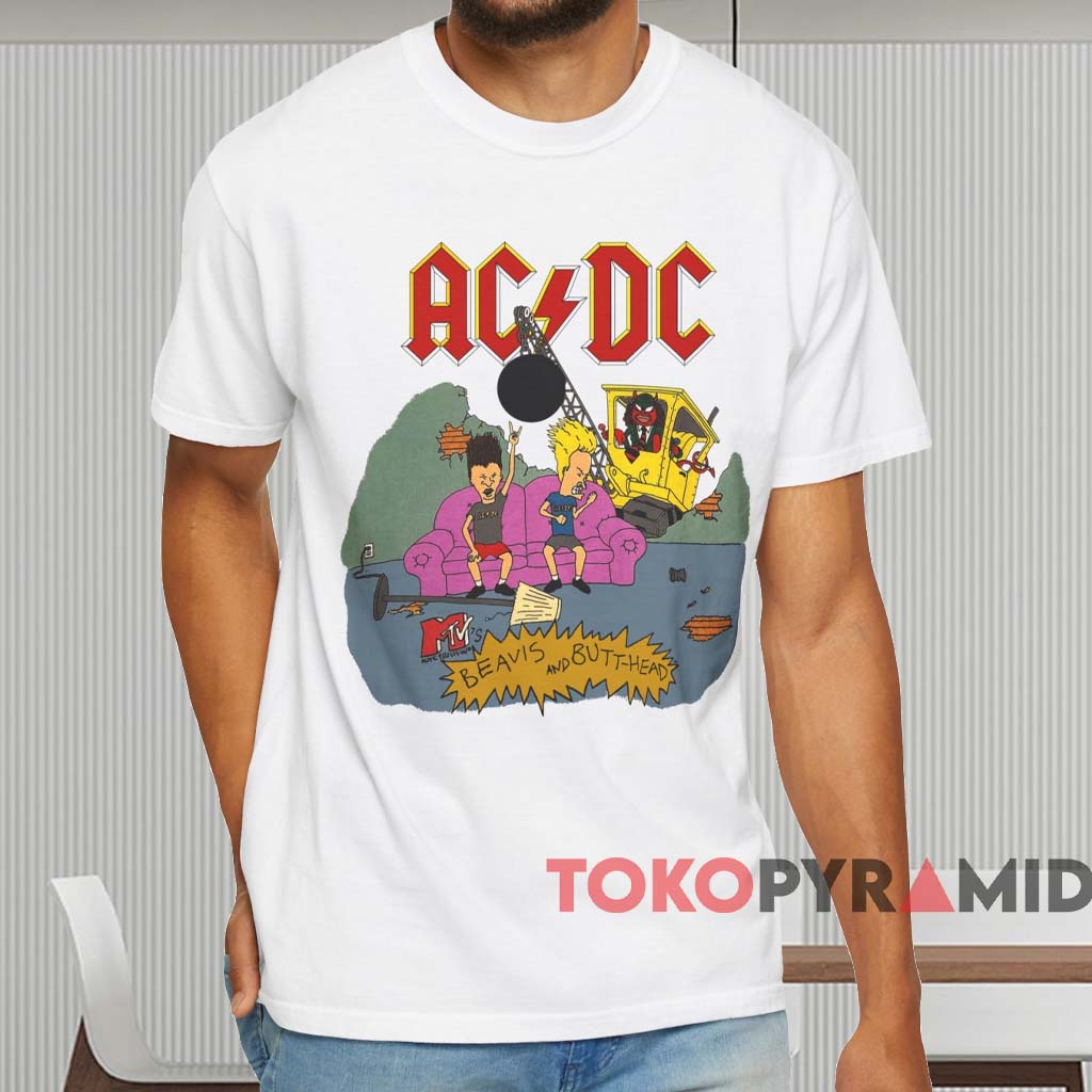 ACDC Beavis and Butt-Head World Tour 1996 T-shirt