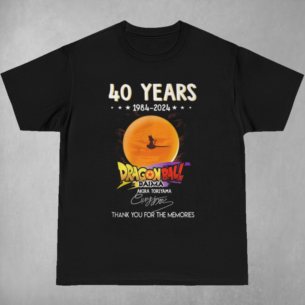 40 Years Akira Toriyama Signature Shirt