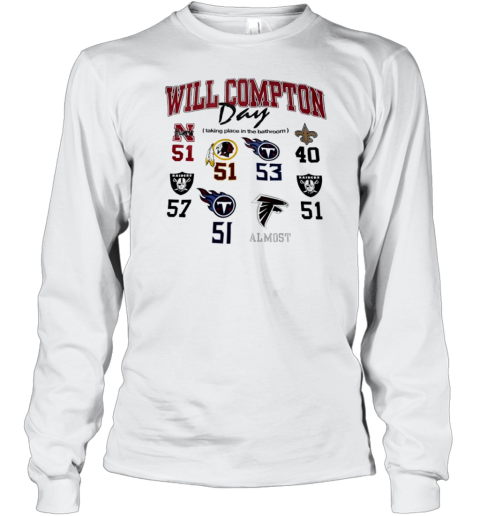 Will Compton Day Taking Place In The Bathroom Almots T-Shirt