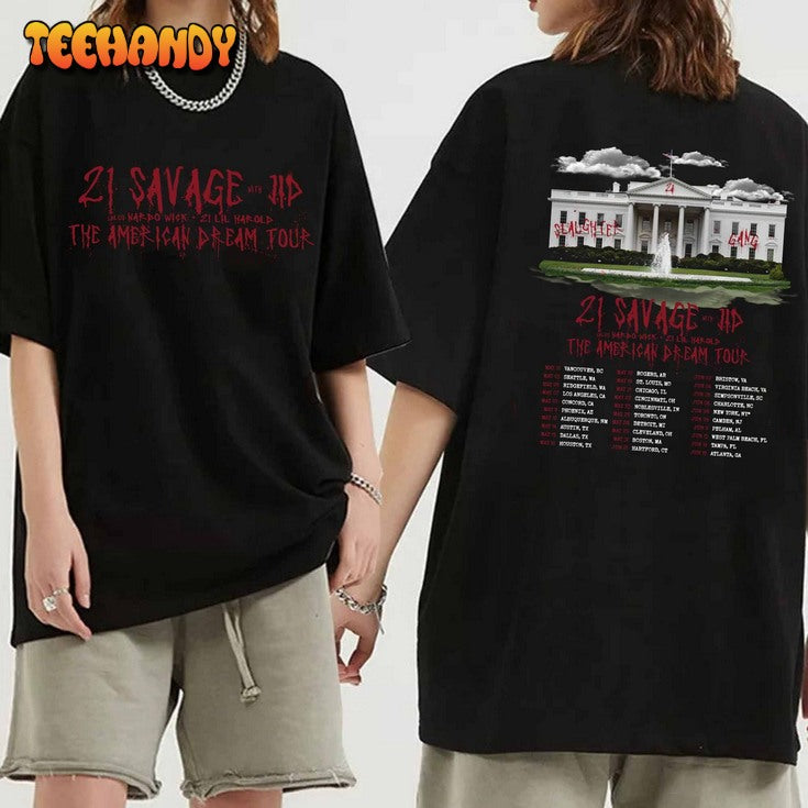 21 Savage - The American Dream Tour 2024 Shirt, 21 Savage Fan Shirt