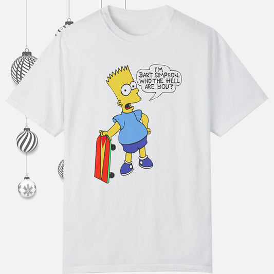 90s I'm Bart Simpson Who The Hell Are You T-shirt