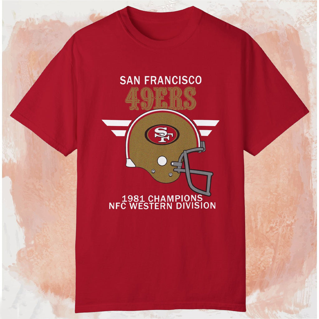 1981 San Francisco 49ers NFC Champions T-shirt