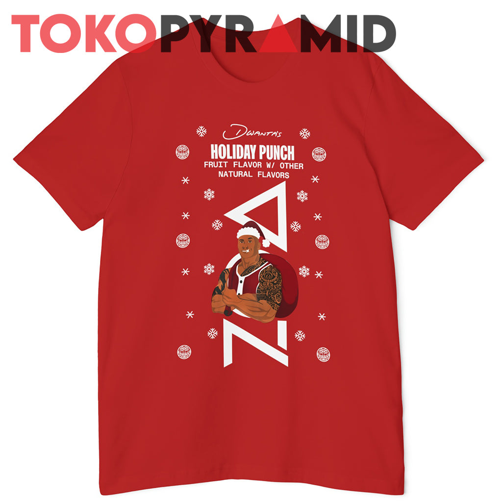 Zoa Energy Dwanta's Holiday Punch Shirt The Rock Christmas Shirt