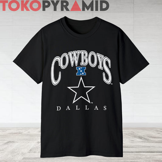 90s Vintage NFL Dallas Cowboys Logo Star Unique Tee