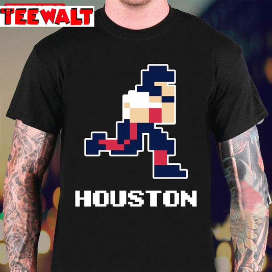 8 Bit Houston Football Unisex T-Shirt