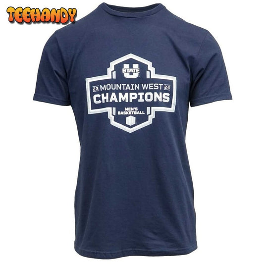 23-24 Men's Basketball Mountain West Champions T-Shirt