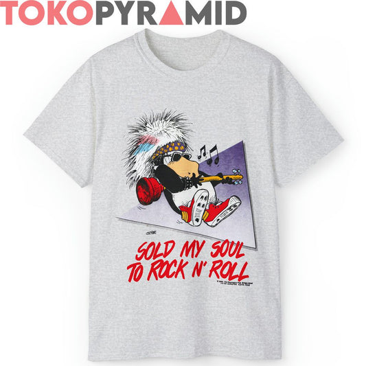 80s Opus Sold My Soul Rock N Roll Bloom County Shirt