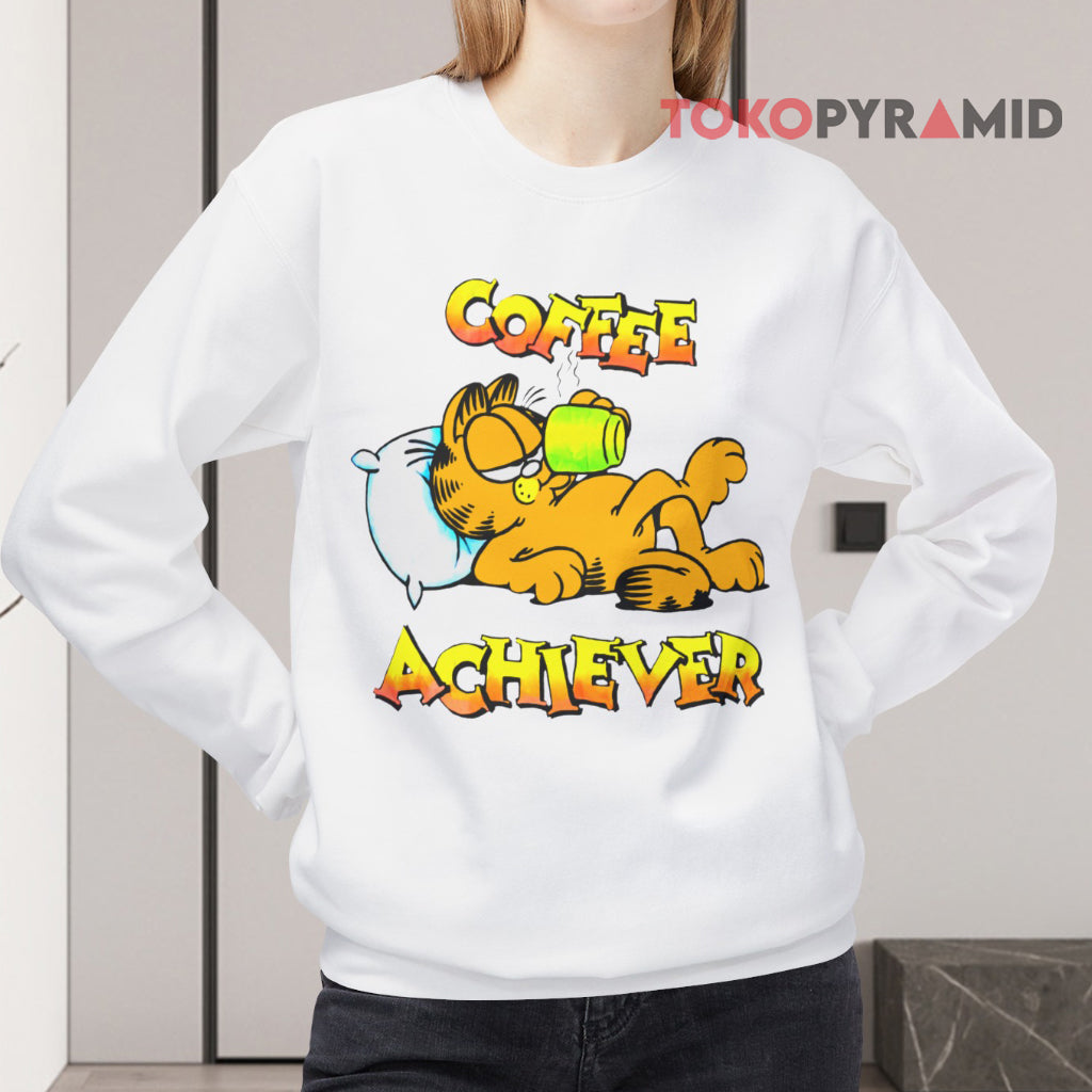 80s Vintage Garfield Coffee Achiever Shirt