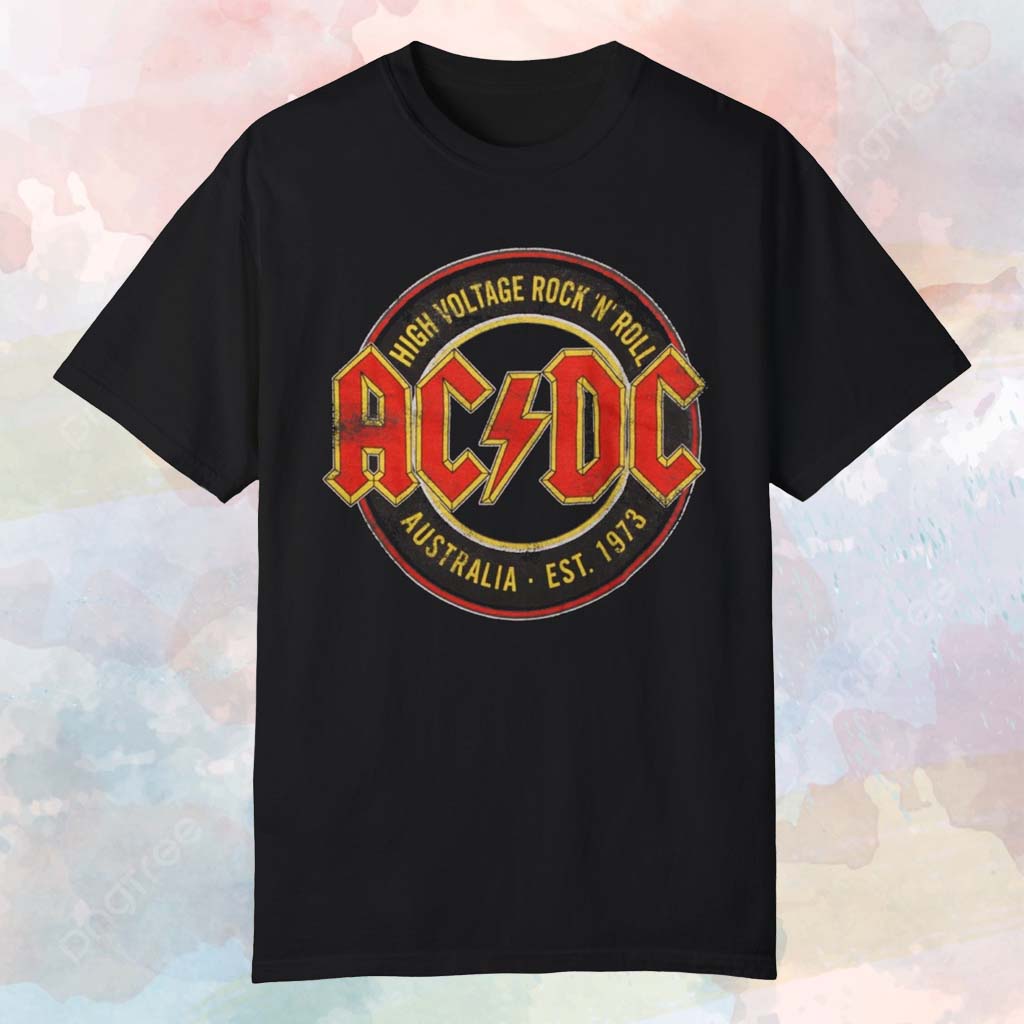 ACDC High Voltage Rock 'N' Roll Australia Est. 1973 T-shirt