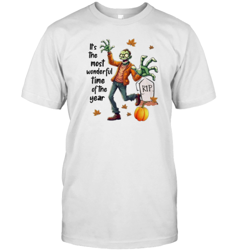 Zombie It&#39S The Most Wonderful Time Of The Year Halloween T-Shirt