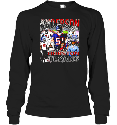 Will Anderson Jr Houston Texans Vintage Signature T-Shirt