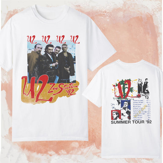 1992 U2 Zoo Station Summer Tour T-shirt