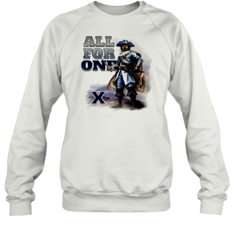 Xavier University All For One Musketeer T-Shirt - Style 2