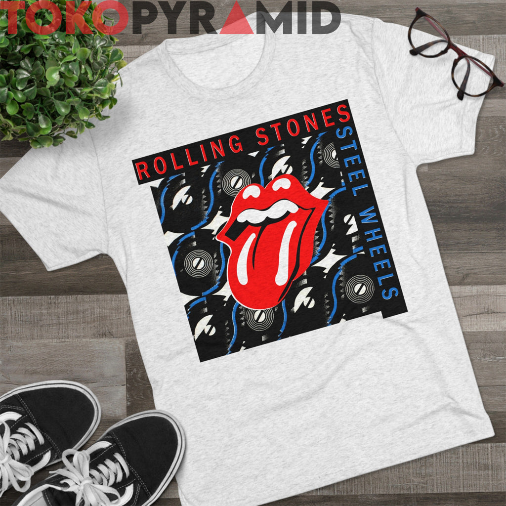 80s Vintage Rolling Stones Steel Wheels Tour 1989 Unique T-shirt