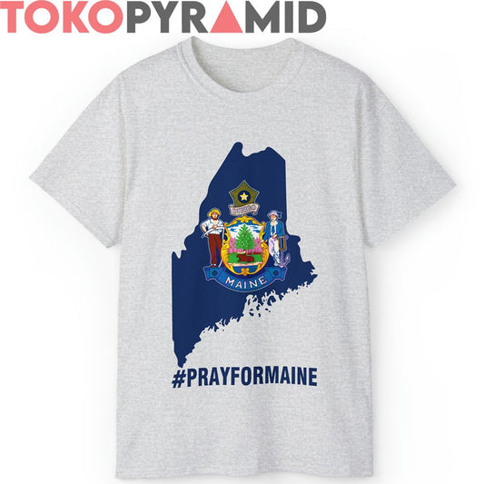 #PRAYFORMAINE Pray For Maine Shirt Seal Of Maine