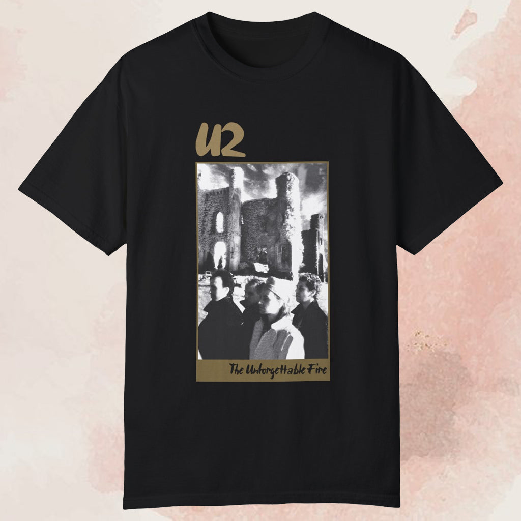 1984 U2 The Unforgettable Fire Tour T-shirt