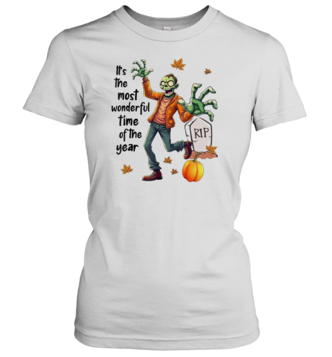 Zombie It&#39S The Most Wonderful Time Of The Year Halloween T-Shirt