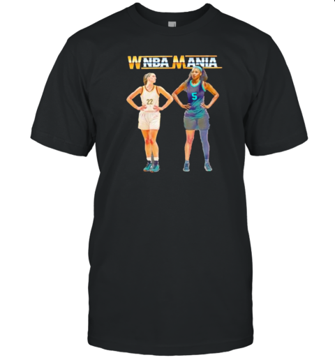 Wnbamania Caitlin Clark And Angel Reese T-Shirt