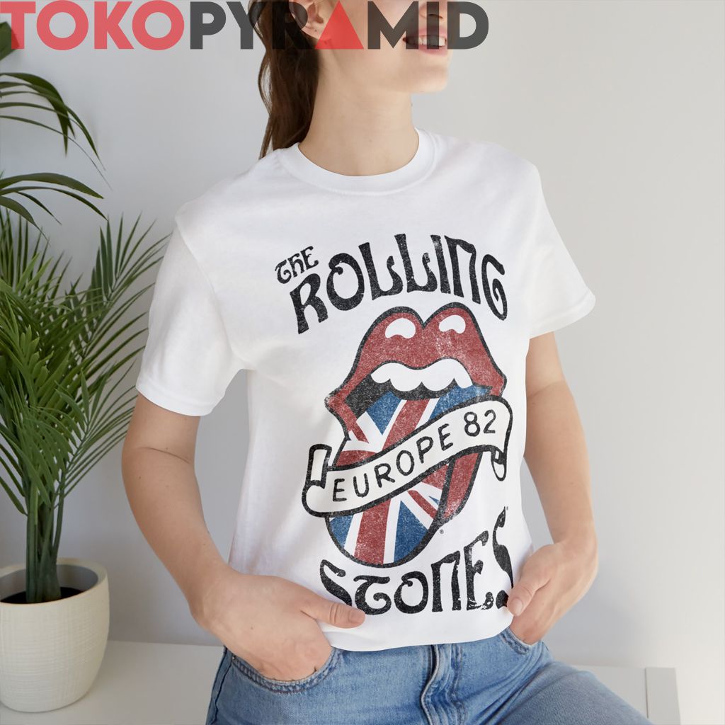 80s Vintage The Rolling Stones Europe 82 Rare Shirt