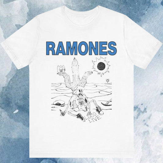 80s Vintage Ramones Loco Live Shirt