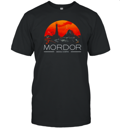 A Journey's End Mordor Middle Earth Fan Freak T-Shirt