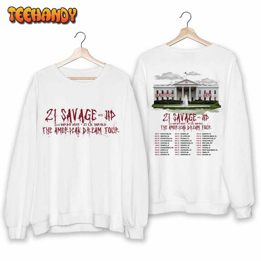 21 Savage - The American Dream Tour 2024 Shirt, 21 Savage Fan Shirt