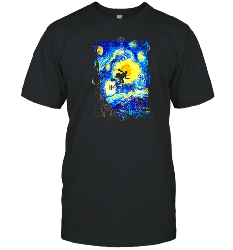 Wizard Starry The Night Hogwarts Harry Potter T-Shirt