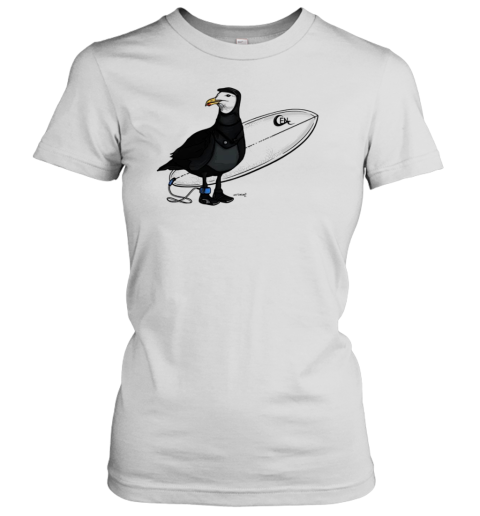 Winter Surfer Seagull T-Shirt