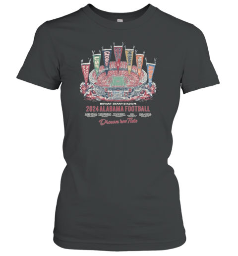 Alabama 2024 Football Bryant Denny Stadium Drown ‘Em Tide T-Shirt