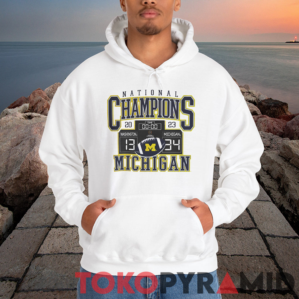 2023 Michigan National Champions Scoreboard Shirt