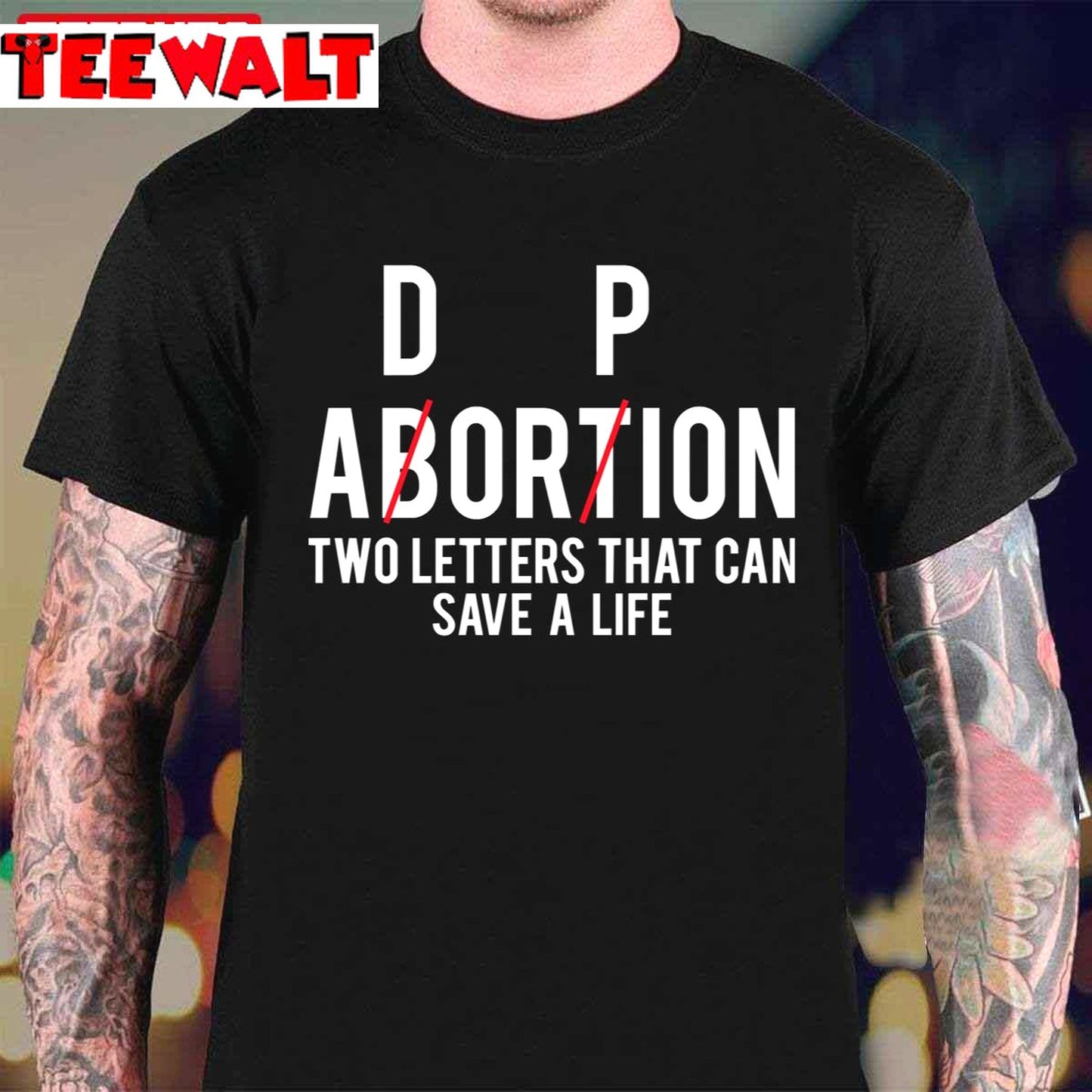 Adorpion Not Abortion Two Letters That Can Save A Life Unisex Sweatshirt