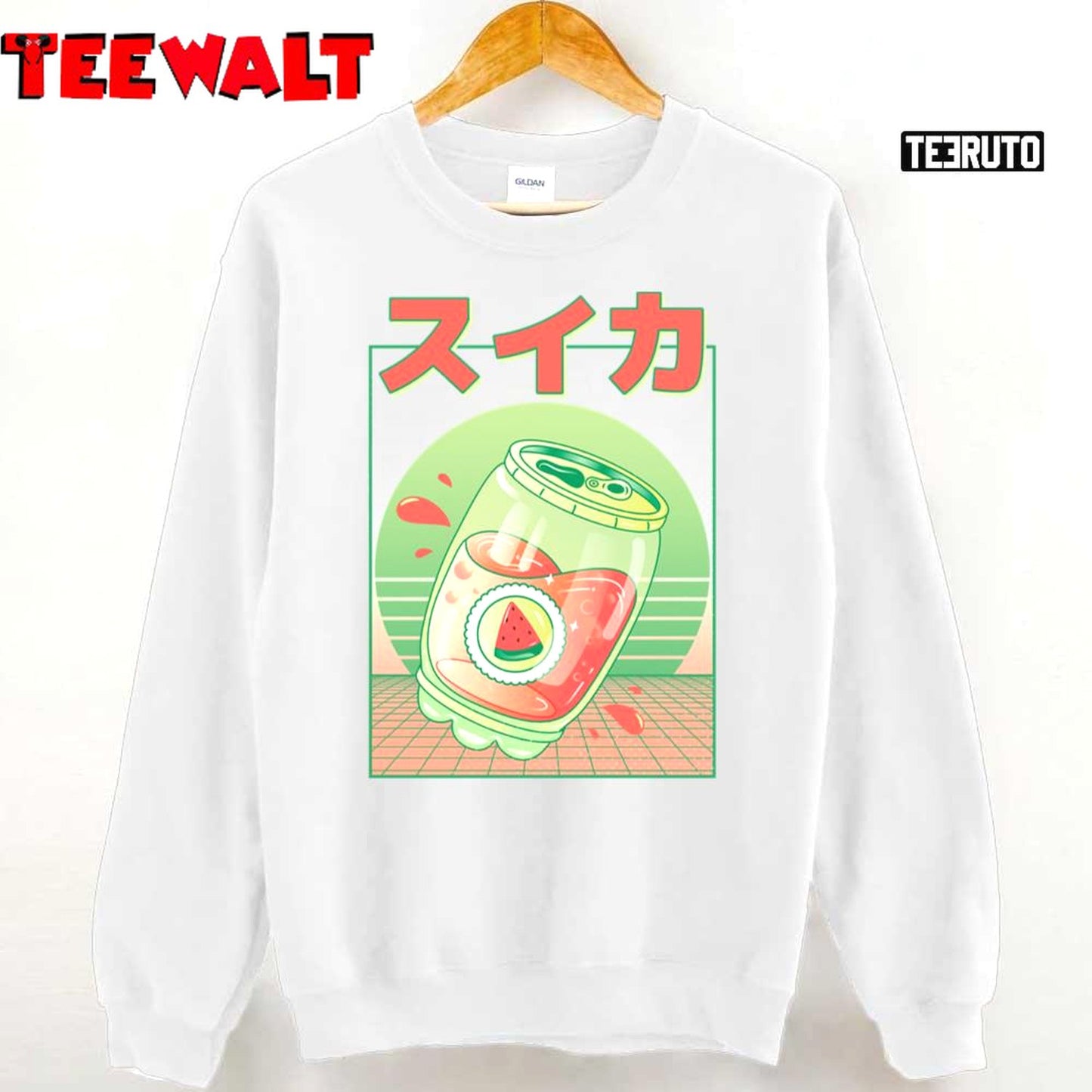 90s Japanese Watermelon Soda Vaporwave Aesthetic Unisex T-Shirt