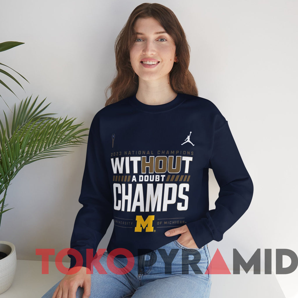 2023 Michigan National Champions Shirt Without A Doubt