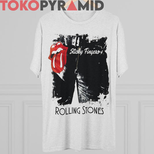 70s Vintage Rolling Stones Sticky Fingers Rare Shirt