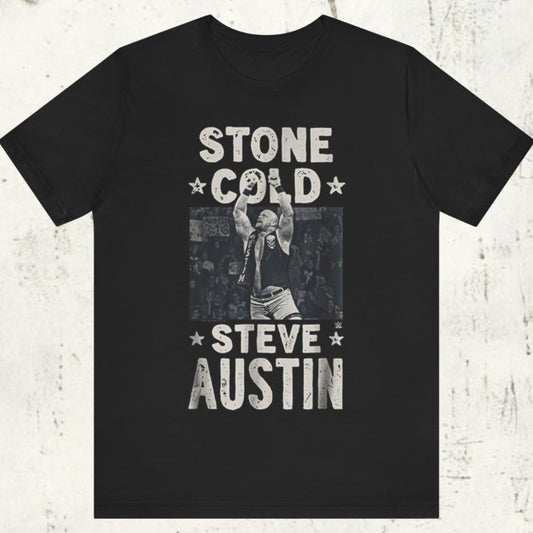 WWE Stone Cold Steve Austin 1 Color Arms Up Shirt