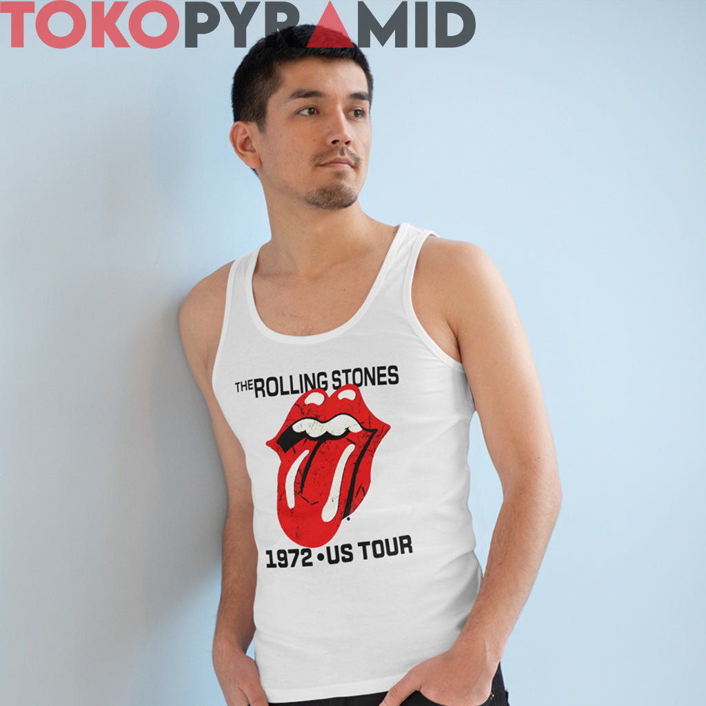 70s Vintage The Rolling Stones 1972 US Tour Rare T-shirt