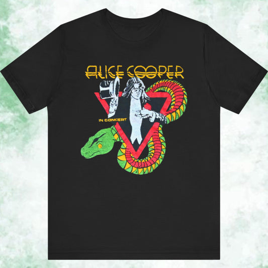 1970s Alice Cooper Vintage Tour Band Shirt