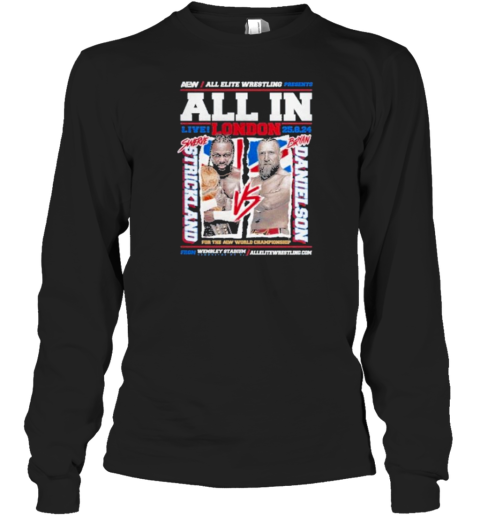 Aew All In 2024 Matchup Swerve Strickland Vs Bryan Danielson T-Shirt