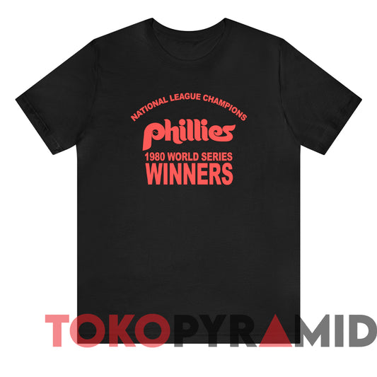 80s Philadelphia Phillies 1980 World Series Winners T-shirt