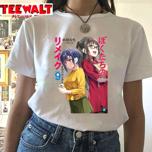 Aki And Misaki Anime Bokutachi No Remake Unisex T-Shirt