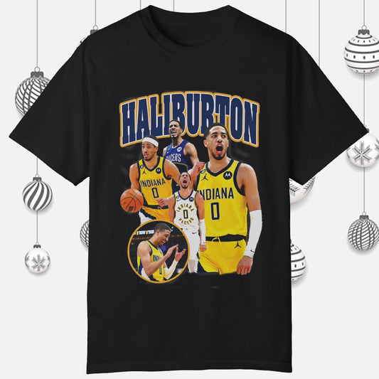 Vintage Tyrese Haliburton Indiana Pacers T-shirt