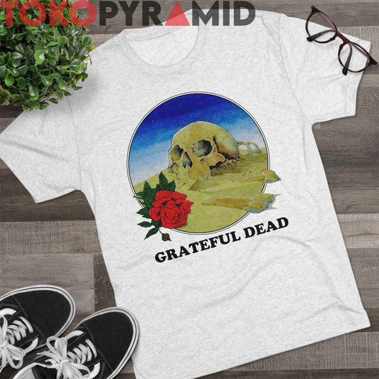 80s Vintage Grateful Dead 1981 European Tour Stanley Mouse Skull Rose 2-Sided Rare Shirt