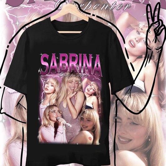 Vintage Sabrina Carpenter Graphic Tee Pop Culture Shirt