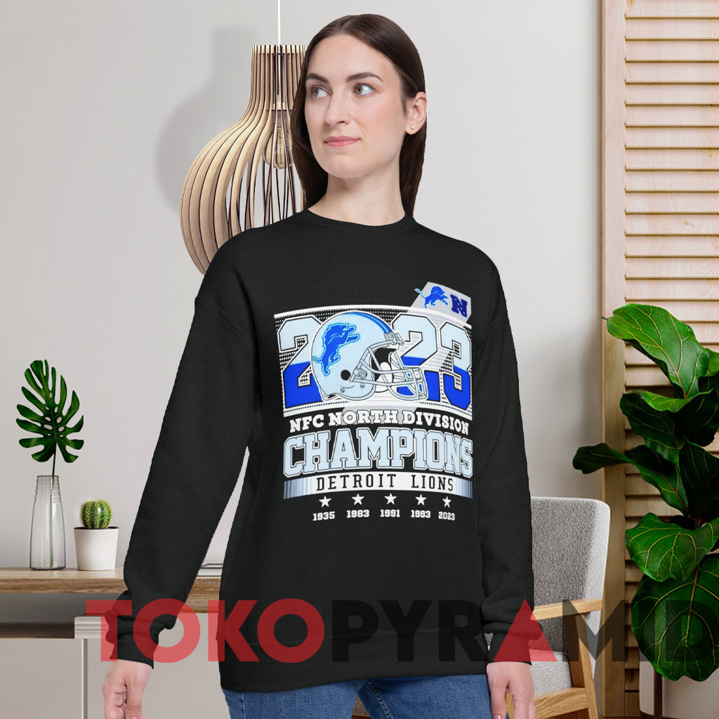 2023 NFC North Division Champions Detroit Lions T-shirt